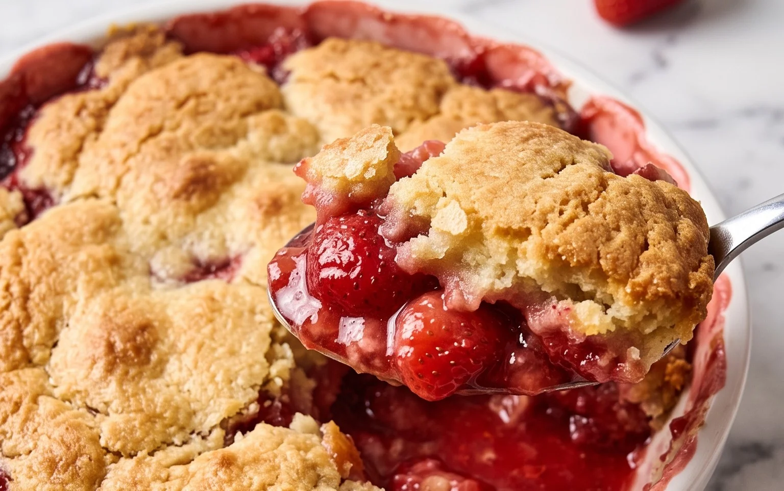 Strawberry Cobbler