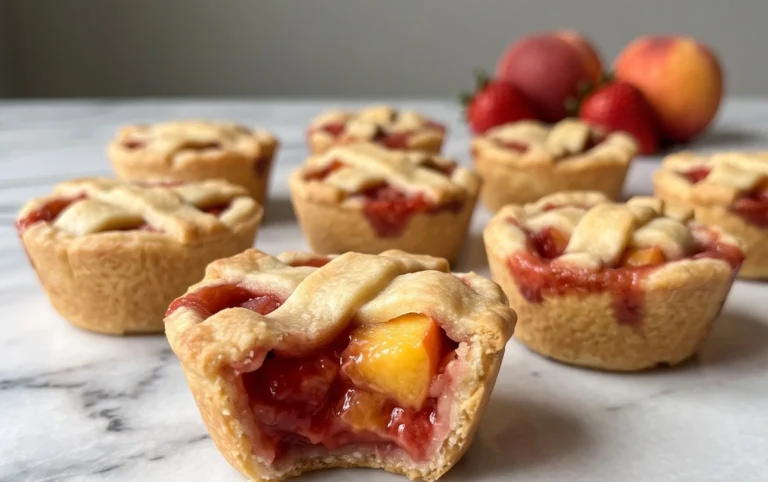 Strawberry Peach Pie Bites