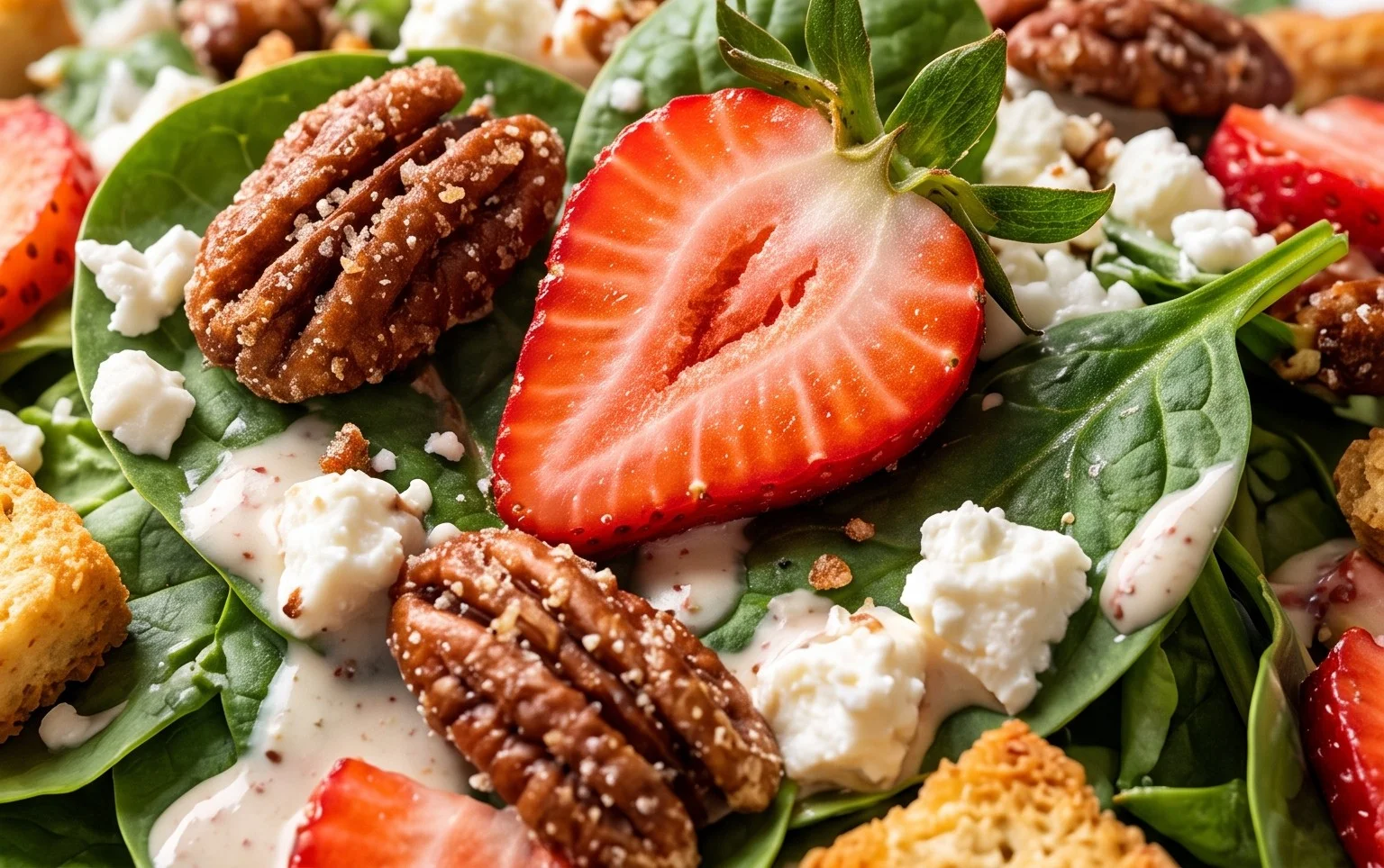 Strawberry Crunch Salad