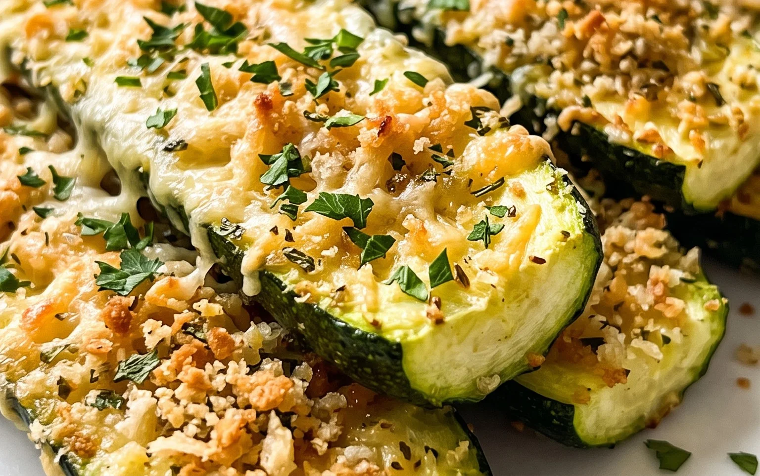 Baked Parmesan Zucchini