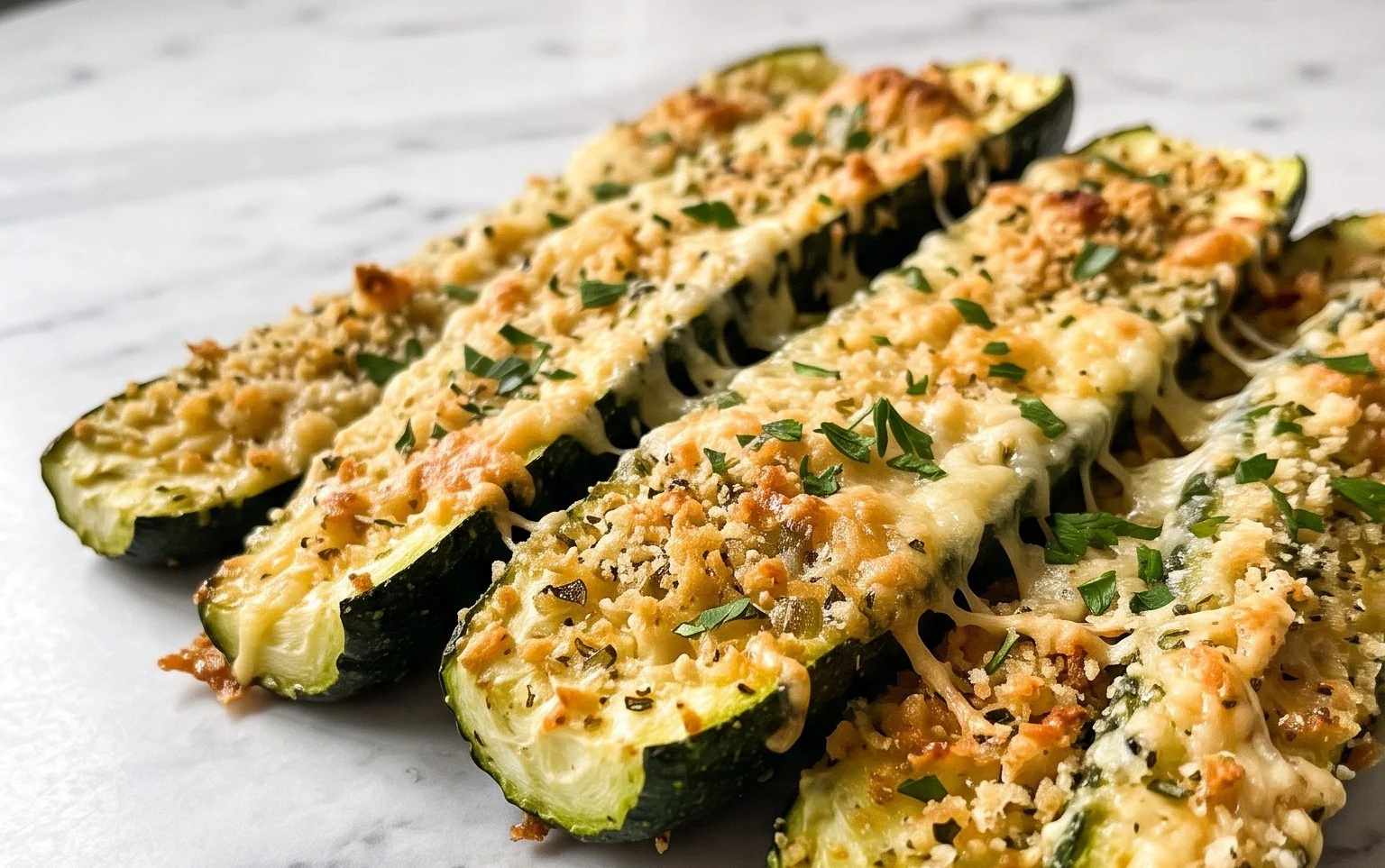 Baked Parmesan Zucchini