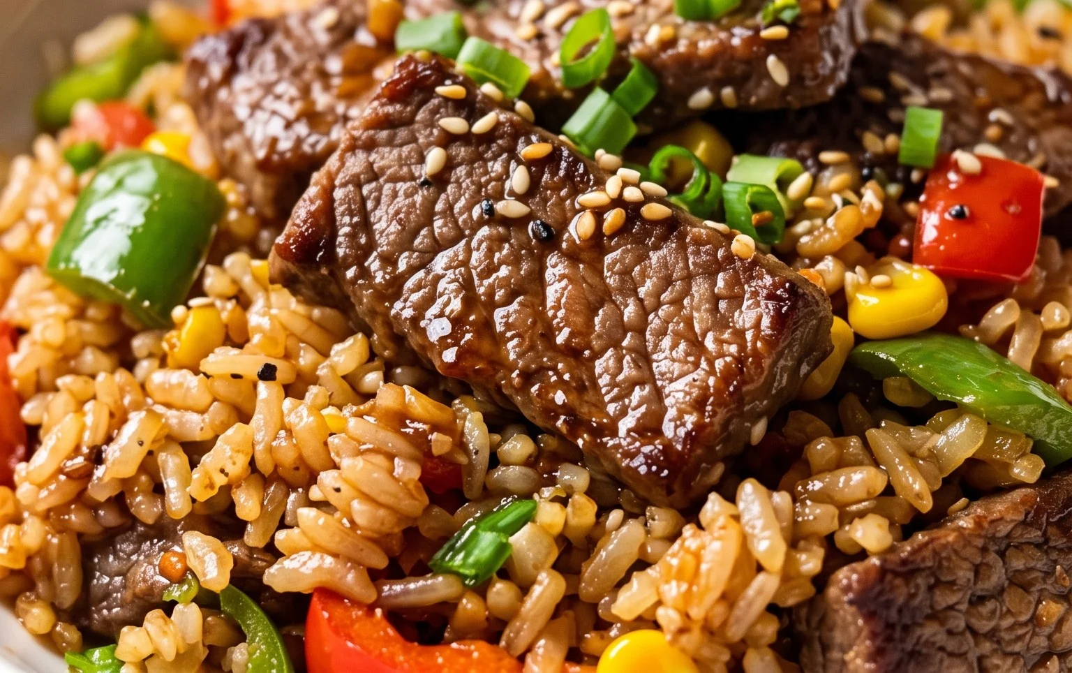 Beef Pepper Rice Bowl is a delicious meal option.