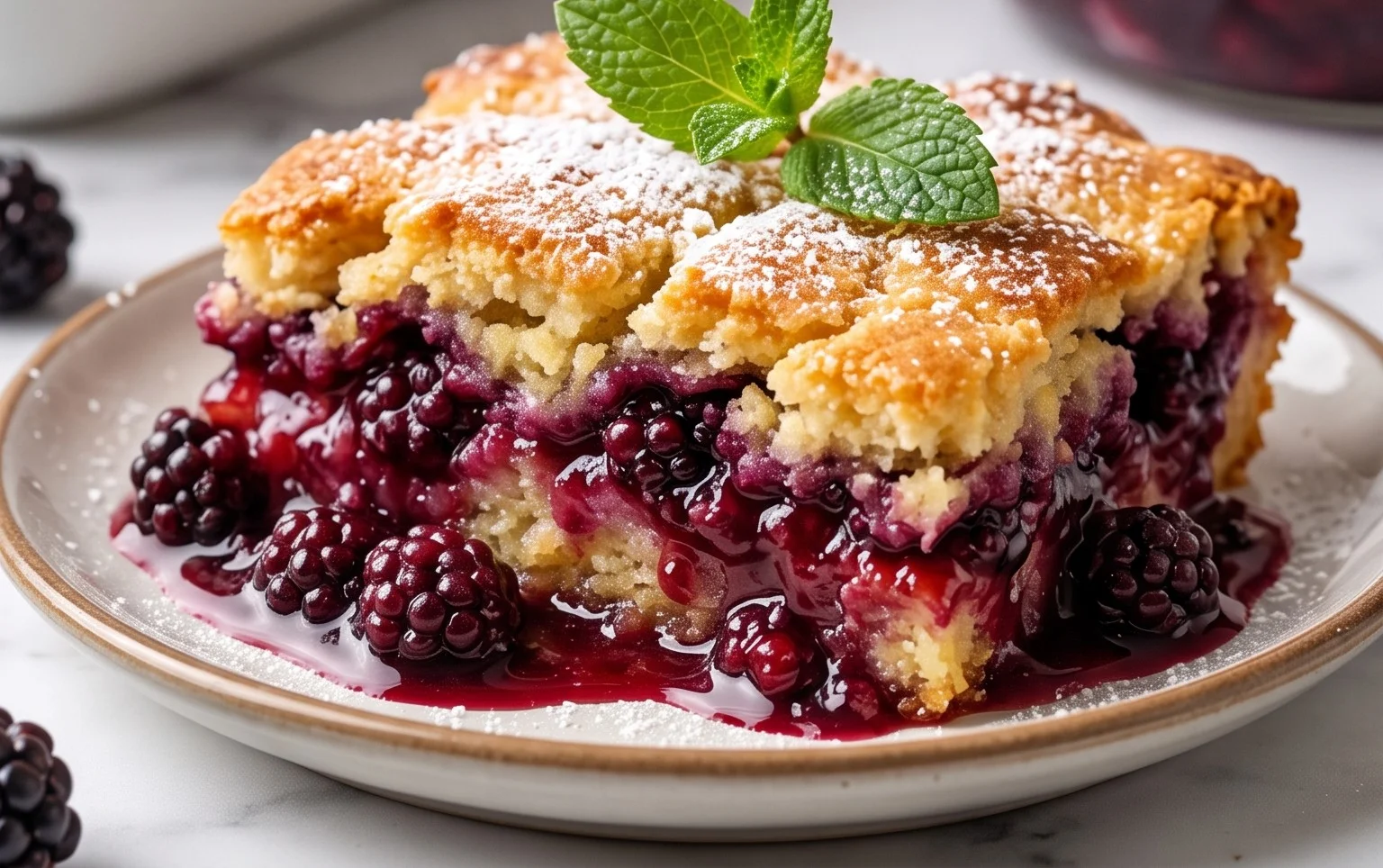 The Pioneer Women's Blackberry Cobbler