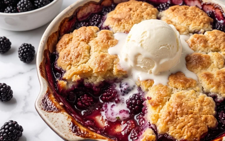 The Pioneer Women's Blackberry Cobbler