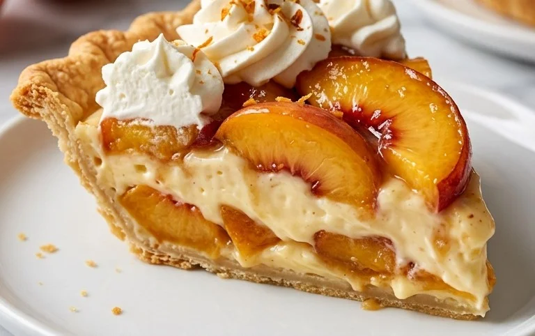 Peaches and Cream Pie