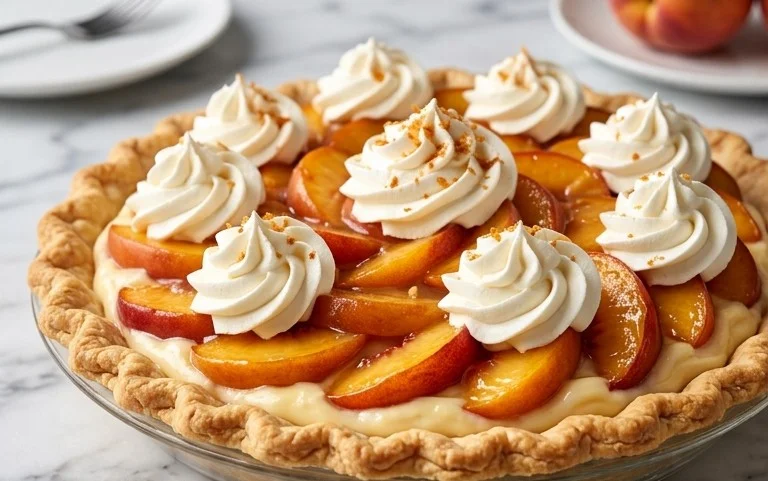 Peaches and Cream Pie