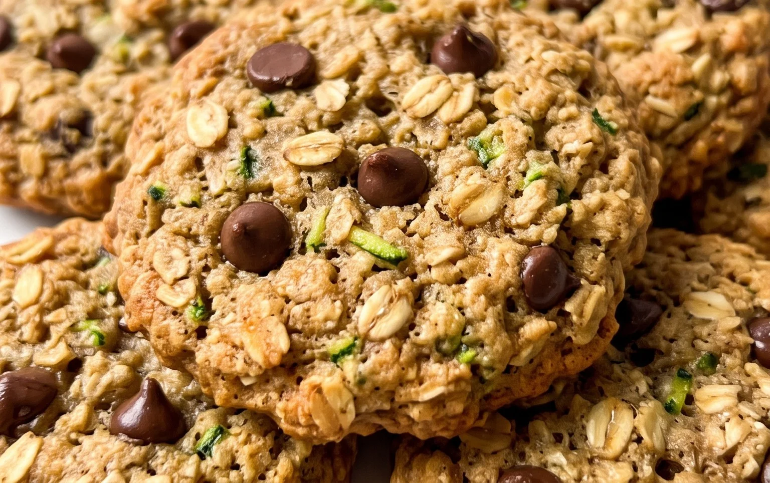 Healthy Zucchini Oatmeal Cookies