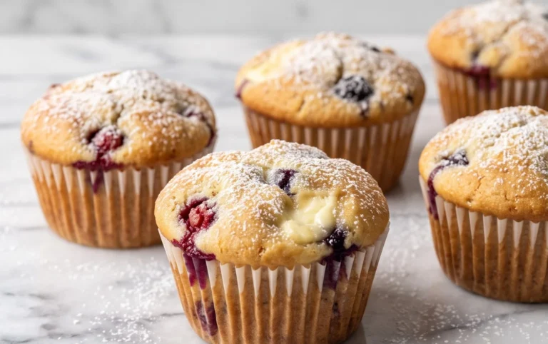 Berry Cream Cheese Muffins