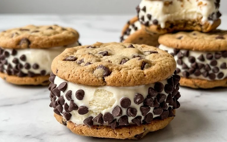 Cookie Ice Cream Sandwiches (Like a Chipwich!)