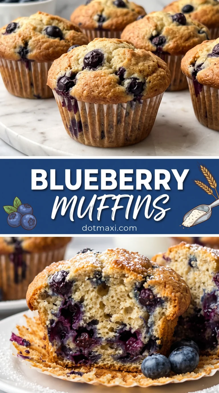 Homemade Blueberry Muffins
