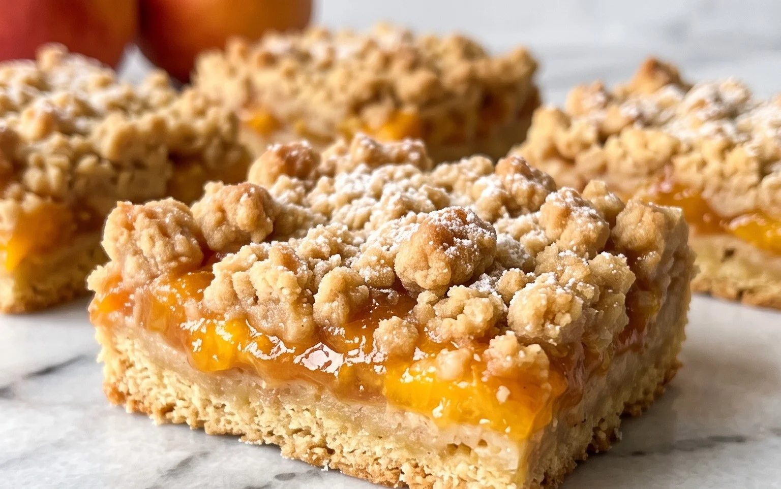 Fresh Peach Crum extractb Bars