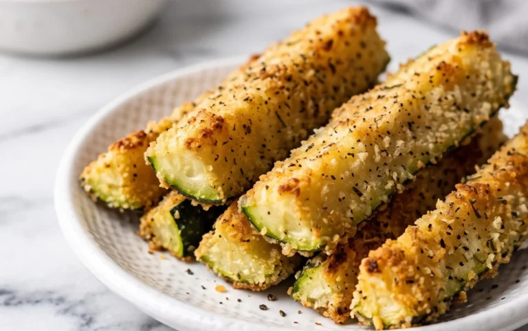 Baked Zucchini Sticks (Oven or Air Fryer)