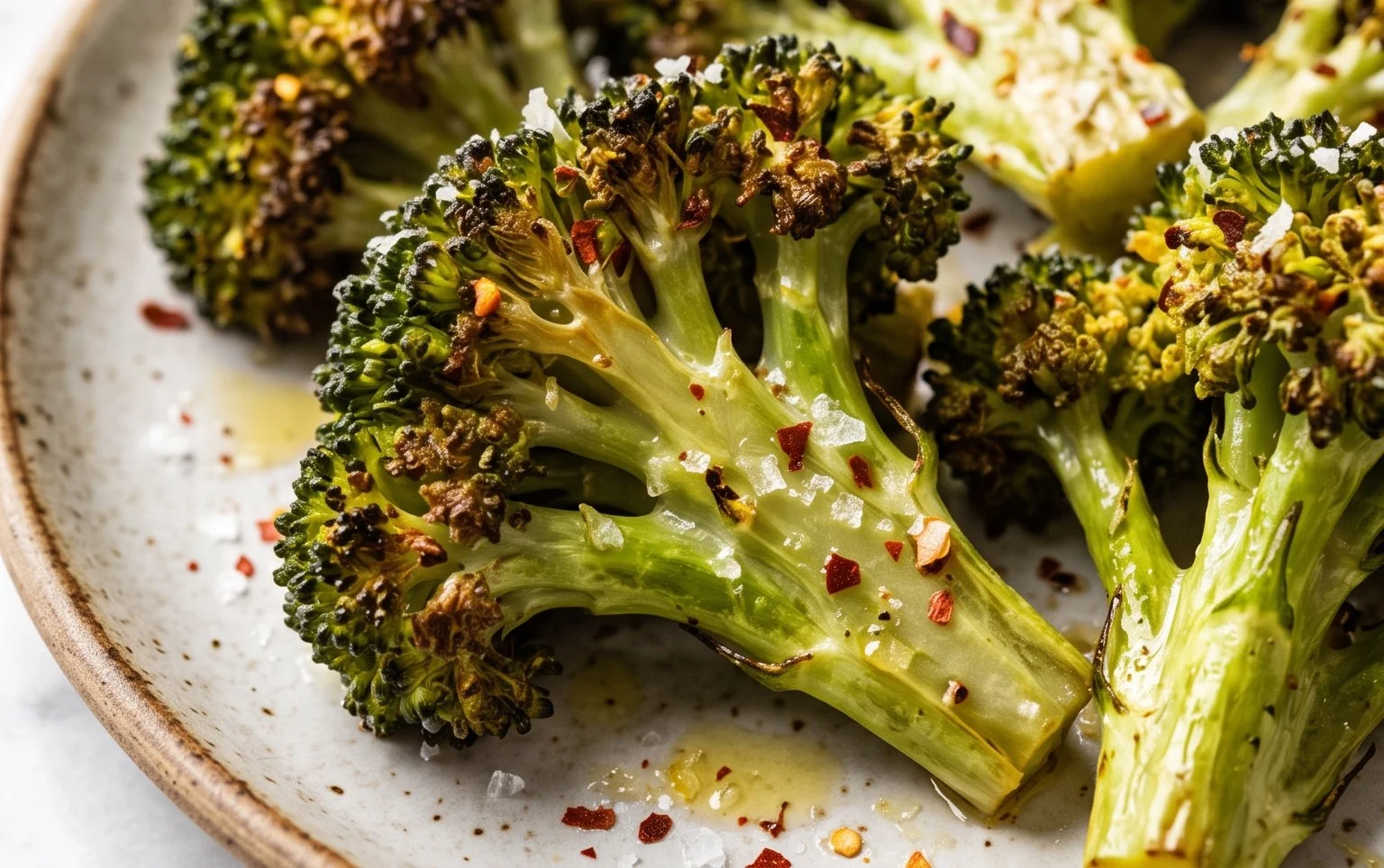 Oven Roasted Broccoli (Baked Broccoli)