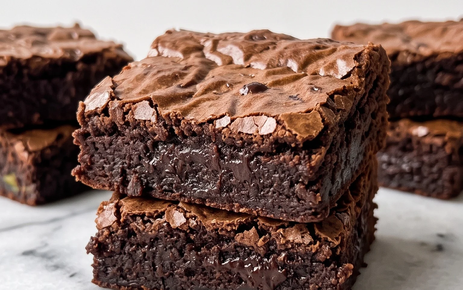 Fudgy Dark Chocolate Zucchini Brownies Recipe