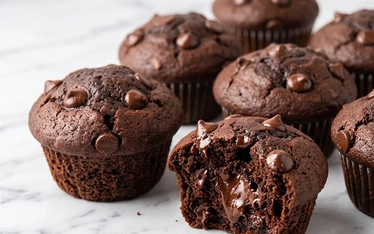 Double Chocolate Muffins